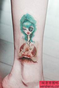 Tatuaggi creativi per le gambe