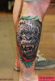 Emisija za tetovaže, preporučite tetovažu orangutana na nozi