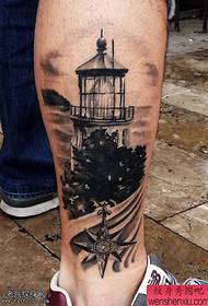 Нишони Tattoo, тавсия диҳед, ки пойи эҷодкори компас созед