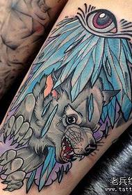 Spettacolo di tatuaggi, consiglia un tatuaggio in stile scuola di gamba