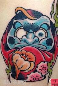 Tatuaggio di Dharma di colore delle gambe funziona