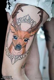 Tattoo show, doporučujeme ženskou barvu nohy antilopy tetování funguje