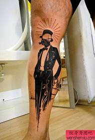 Аяқтарға арналған ерекше стильдегі сиқырлы тату-сурет