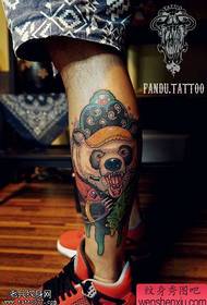 Татуировка цвета ног гигантской панды