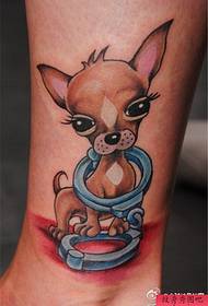 Tattoo Show, empfehlen ein Bein Chihuahua Tattoo Arbeit