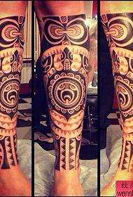 Tribal totem been tattoos