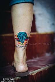 Setšoantšo sa leg mmala oa tattoo ea setšoantšo sa bonase ka bonase ea tattoo ea tattoo