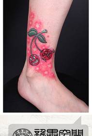 A classic kuchema Cherry tattoo maitiro emakumbo evasikana