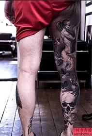 Jalkakukkajalka, eurooppalaiset ja amerikkalaiset tatuoinnit