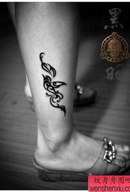 Motivo per tatuaggi piccione pop totem gambe popolari delle ragazze
