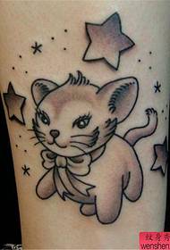 Робота з кішками татуювання
