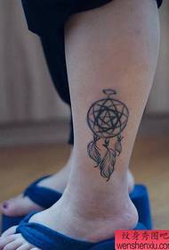 Tattoo show, recommend women's legs, dream catcher, tattoos