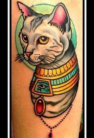 Pertunjukan tato, merekomendasikan pola tato warna kucing