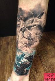 Tattoo show, priporočite tetovažo mačk na nogah