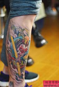 Tattoo show, odporúčame farbu nohy, tetovanie Sun Wukong
