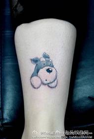 Girls Been Trend klassesch Cartoon Puppy Tattoo Muster