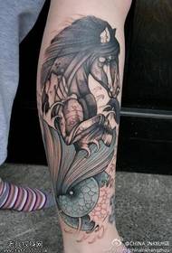 Tattoo show, recommend a leg color horse tattoo work