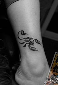 Dívčí noha jednoduchý tetování tetování totem