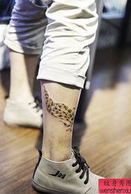 leg Leopard Fieder Tattoo Tattoo funktionnéiert