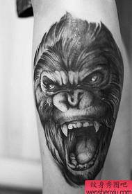 Bein Orang-Utan Tattoo