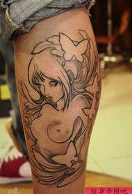 Show de tatuagem, recomendar uma tatuagem tatuagem perna