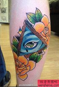 Pictura de tatuaj cu ochii de trandafiri de ochi de trandafir