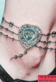 Tattoodị anwansi mara mma anklet na-ewu ewu na nkwonkwo ụkwụ ụmụ nwanyị