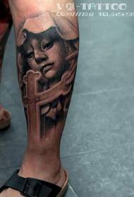 Модел за тетоважа на нозете на мара