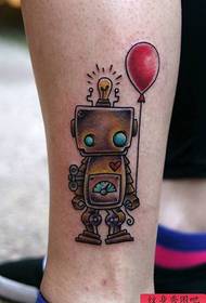 Pēdu robotu tetovējums