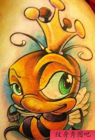 Tattoo show, recommend cute little bee tattoo