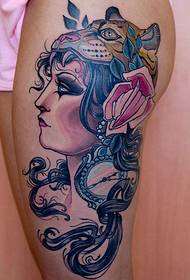 Tattoo შოუ, გირჩევთ ვეფხვის გოგონას tattoo