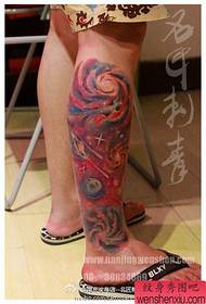 Mannlige ben populære kule stjernemerket tatoveringsmønster