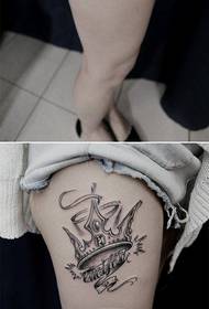 Popularne tetovaže za noge djevojčica