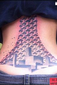 Taille kreative klassike totem-tatoet wurket