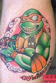 Motif de tatouage de tortue de Dieu