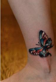 красивые лодыжки мода красивый цвет бабочка тату узор картина