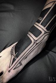 Totem Tattoo on the Ankle