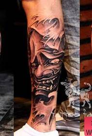 wapamwamba kwambiri wakuda imvi tatini 46622 - ozizira mwendo wa robotic mkono tattoo