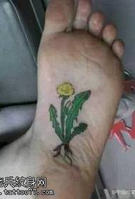 освіжаючий малюнок татуювання квітка кульбаби