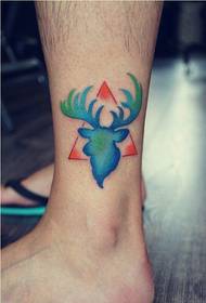 štýlové členok krásne farby antilopy tetovanie vzor obrázok