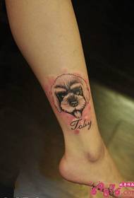 beautiful ankle cute dog avatar tattoo picture picture