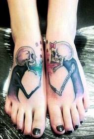 foot tattoo gives you different scenery