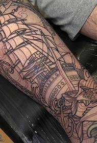 puntini per le gambe tatuaggio tatuaggio modello