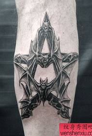 pàtran tatù pentagram bat eile