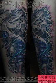 Cool legs of male legs with tattoo pattern