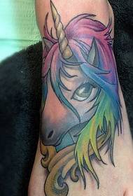 instep culore unicorn di tatuaggi di mudellu