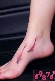 Lábszerető tetoválás kép