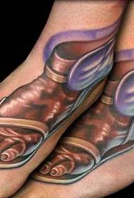 modello del tatuaggio del piede