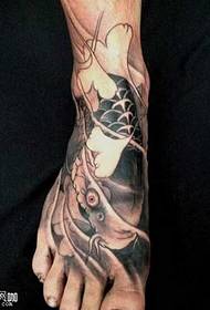 noha ryby tetování vzor