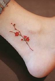 csupasz kívül a gyönyörű friss virág tetoválás mintája 47171-Színes virág tetoválás a szem hátulján nagyon vonzó
